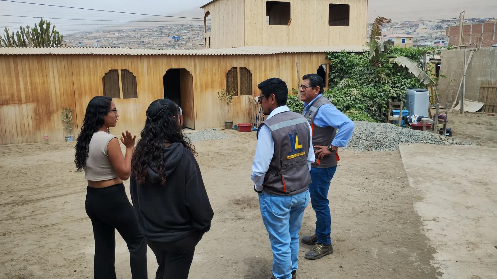Visita técnica con propietarios en el terreno