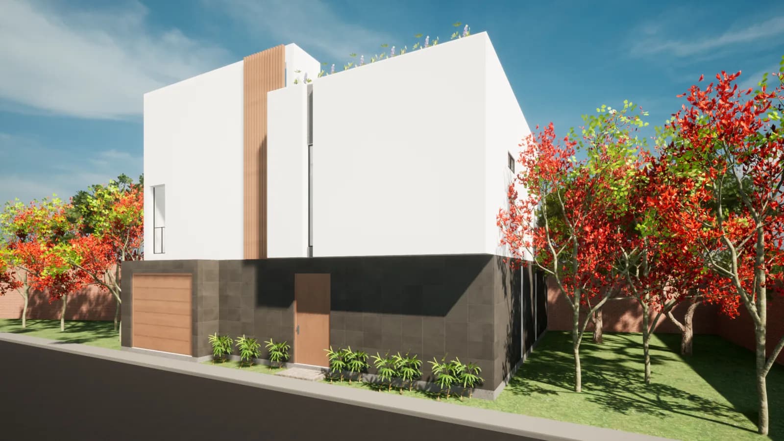 Render arquitectónico del proyecto Vivienda Chincha