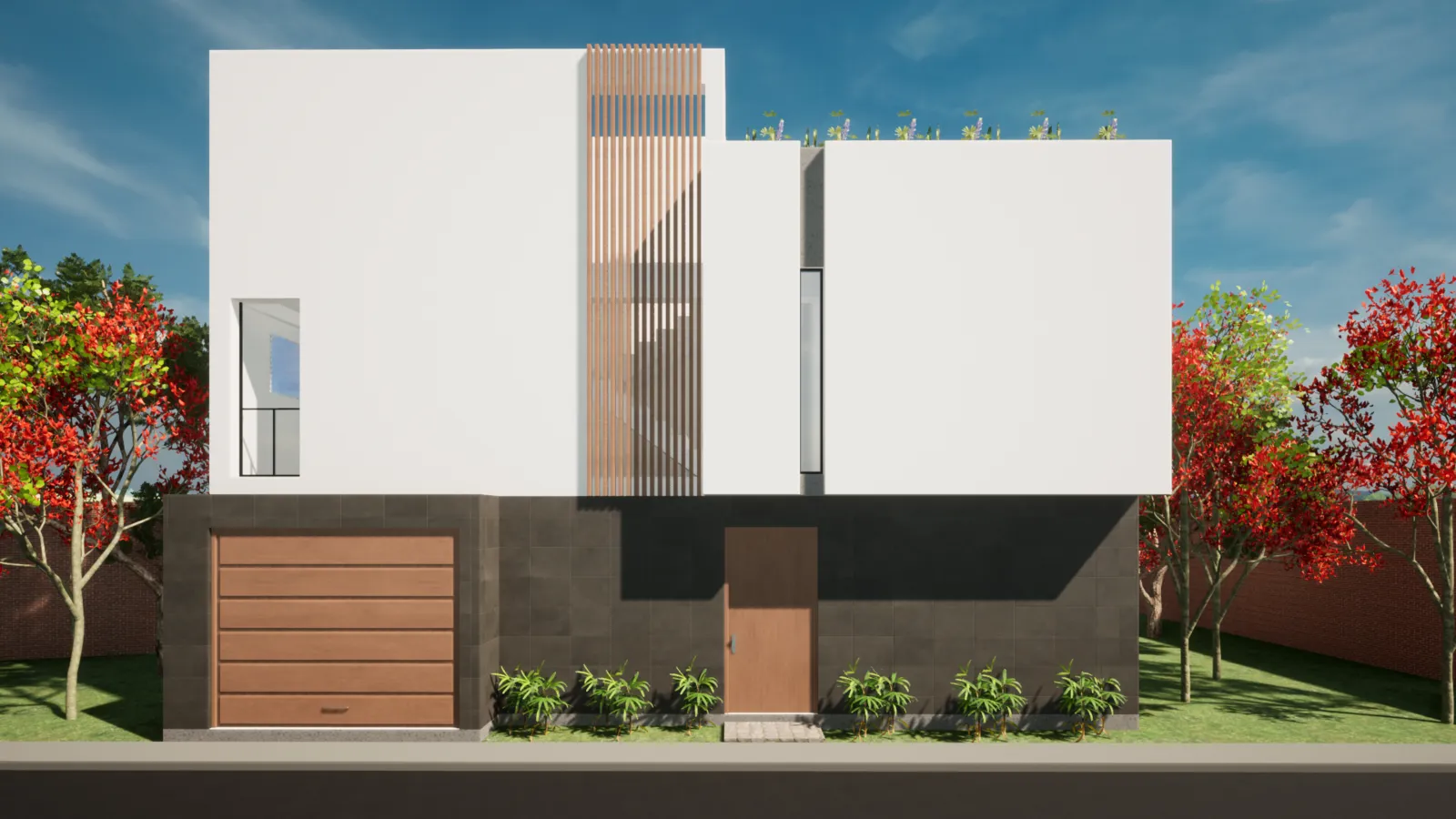 Render arquitectónico del proyecto Vivienda Chincha