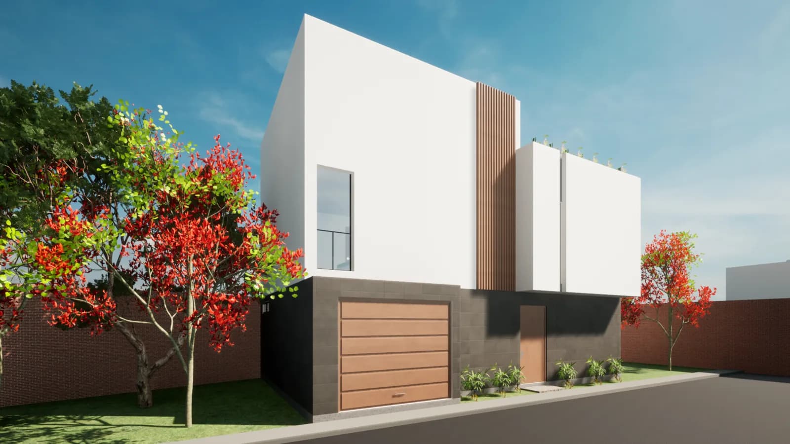 Render arquitectónico del proyecto Vivienda Chincha