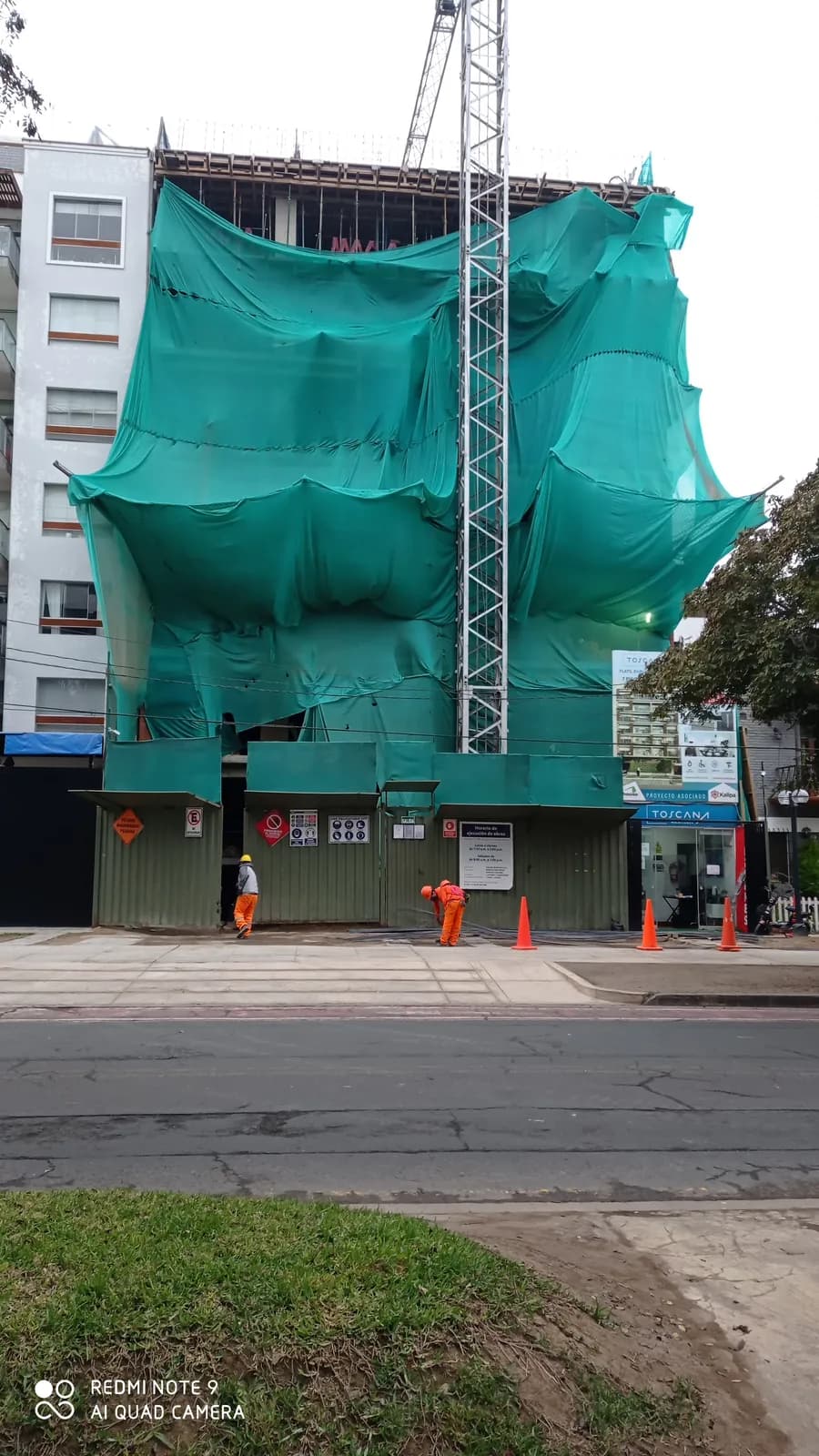 Proceso de construcción del proyecto Toscana — avance de obra