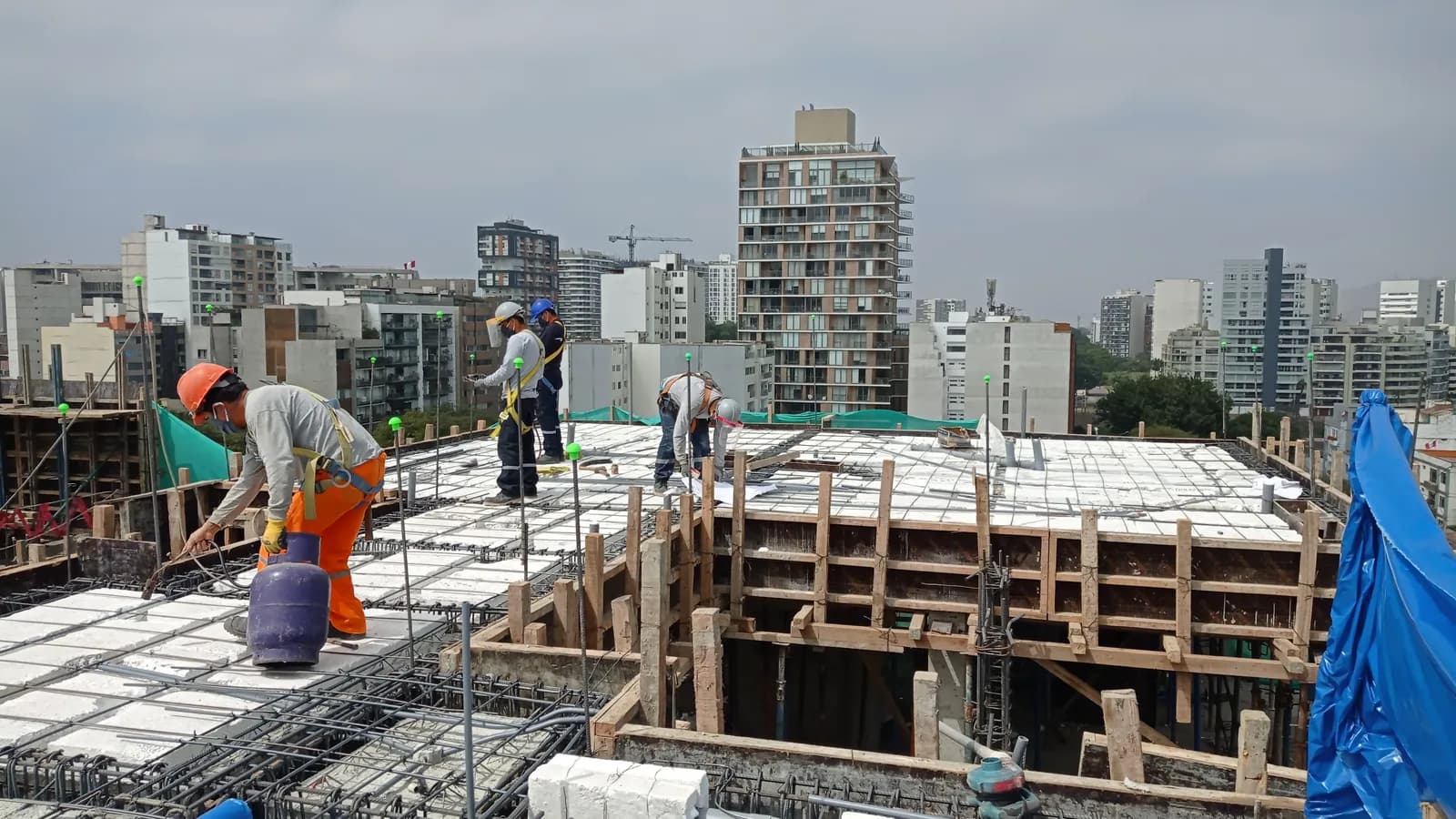 Proceso de construcción del proyecto Toscana — avance de obra
